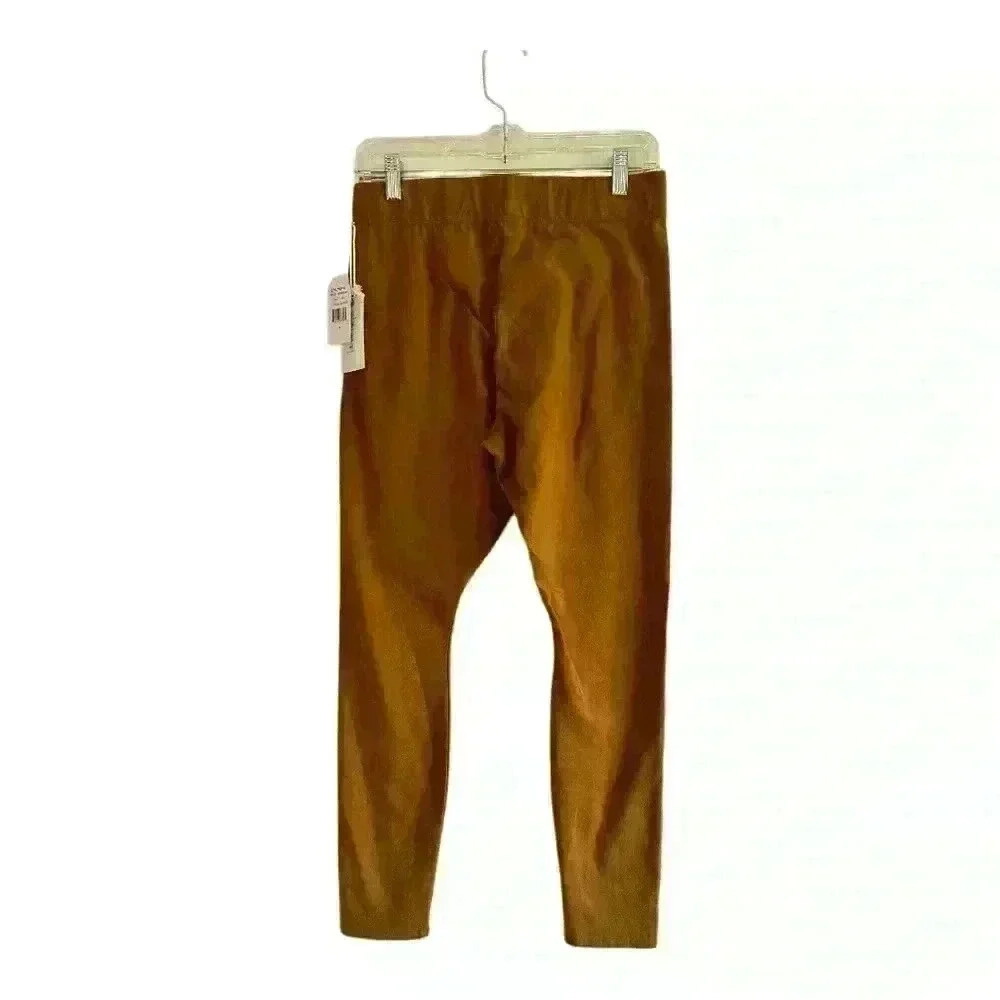 Good American NWT Bronze Brown High Rise Leggings Athleisure Lounge Pants Sz 4 - Picture 3 of 6